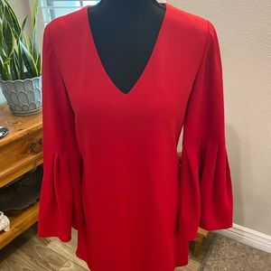 Antonio Melani sexy and quality little red dress, long flowy sleeves, si…